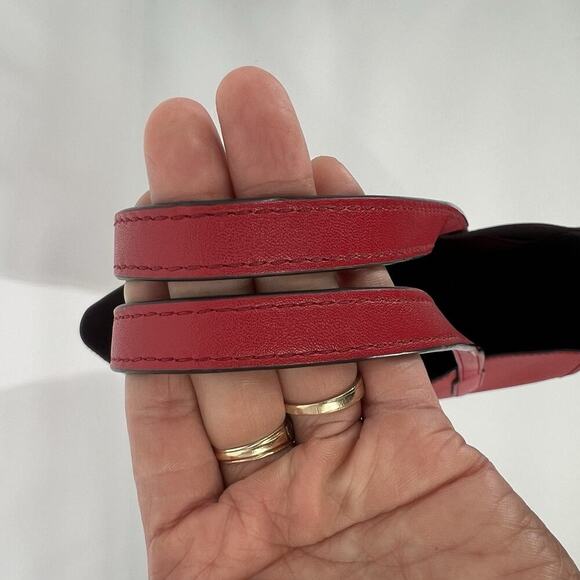 Michael Kors Sinclair Red Large Leather Tote Bag - Picture 6 of 7